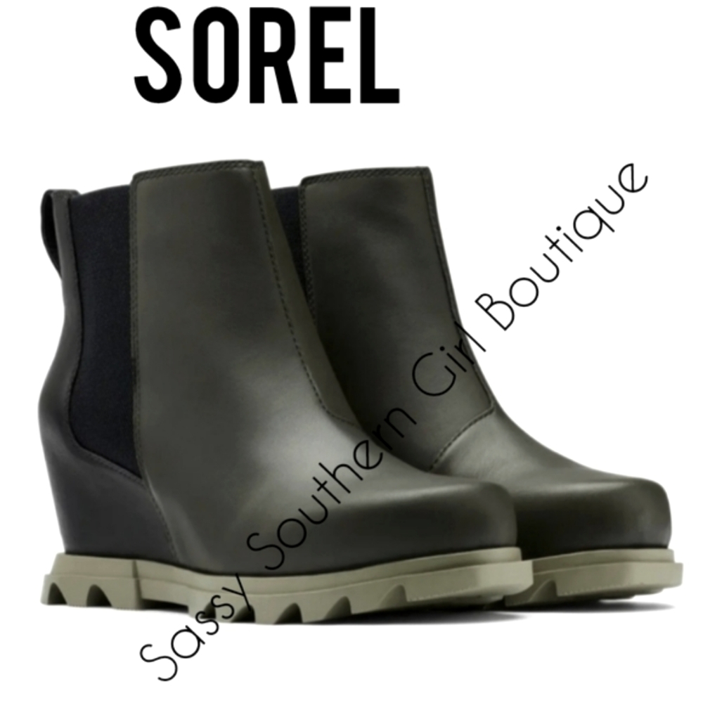 πβ SOREL Joan of Arctic Chelsea Wedge III booties